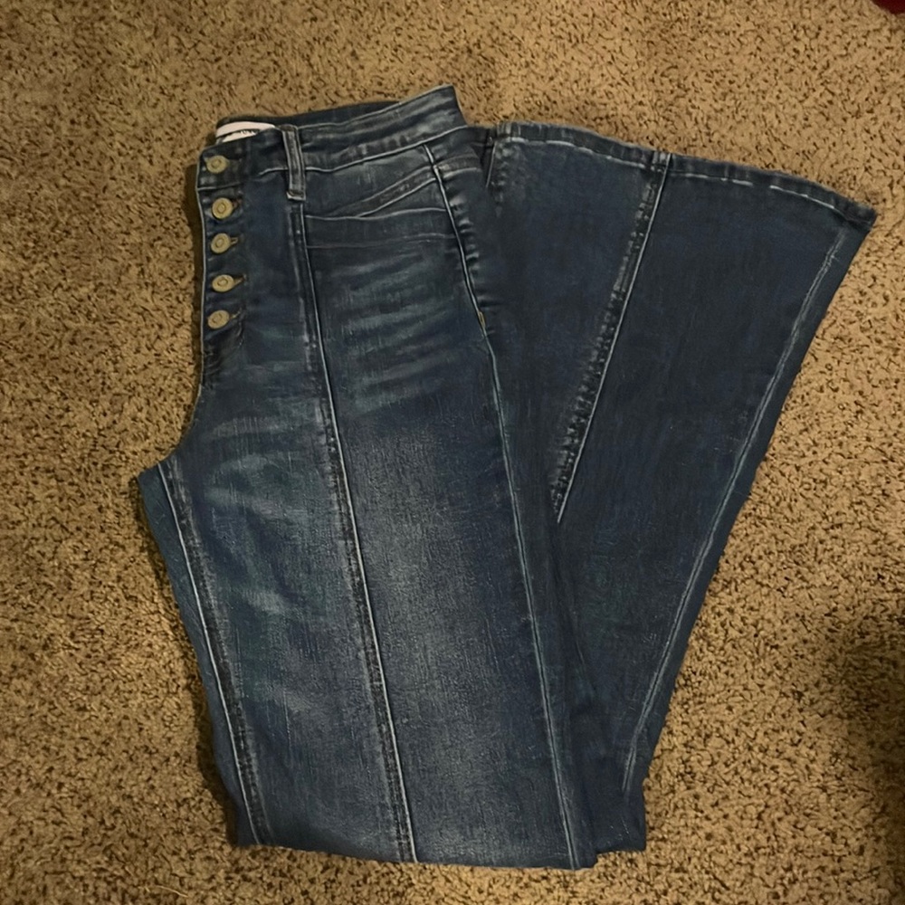 Flying monkey bell bottom jeans